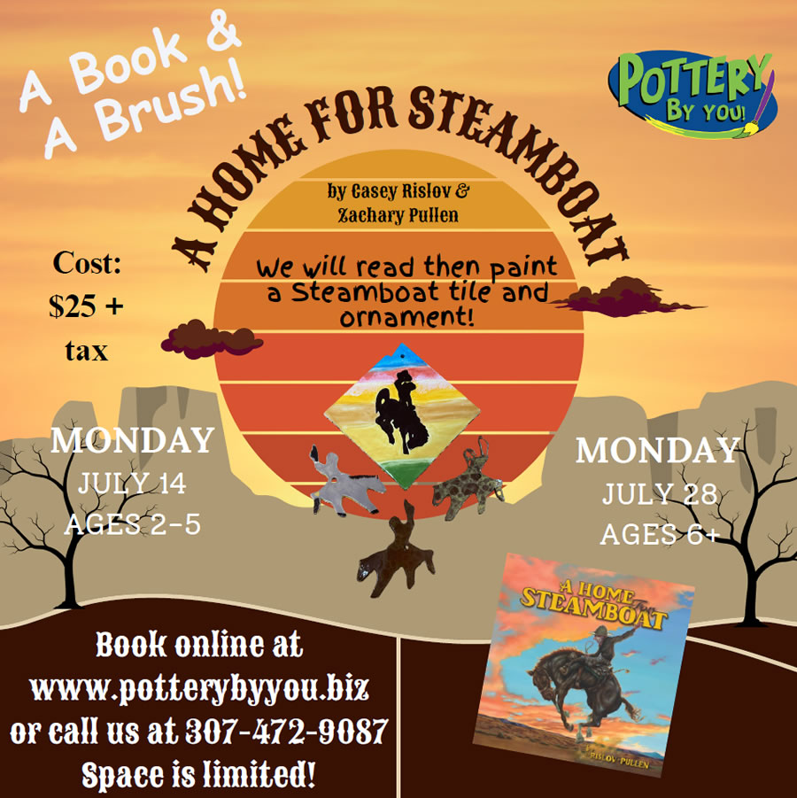 Book and a Bursh Pottery Art Class for Kids - Casper, WY