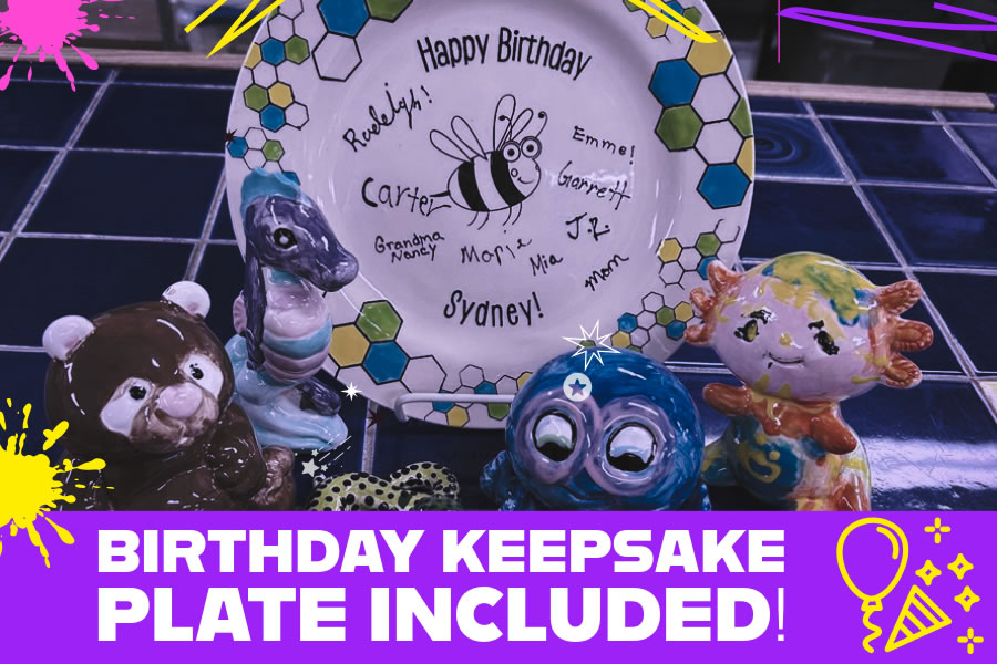 kids parties casper wy keepsake plate