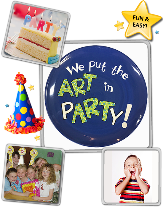 pottery by you kids parties