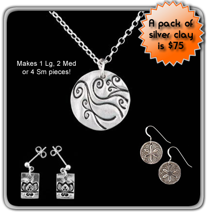 silver clay jewelry